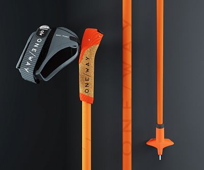 Превью  Лыжные палки ONE WAY Storm GTX Orange (OZ41323)